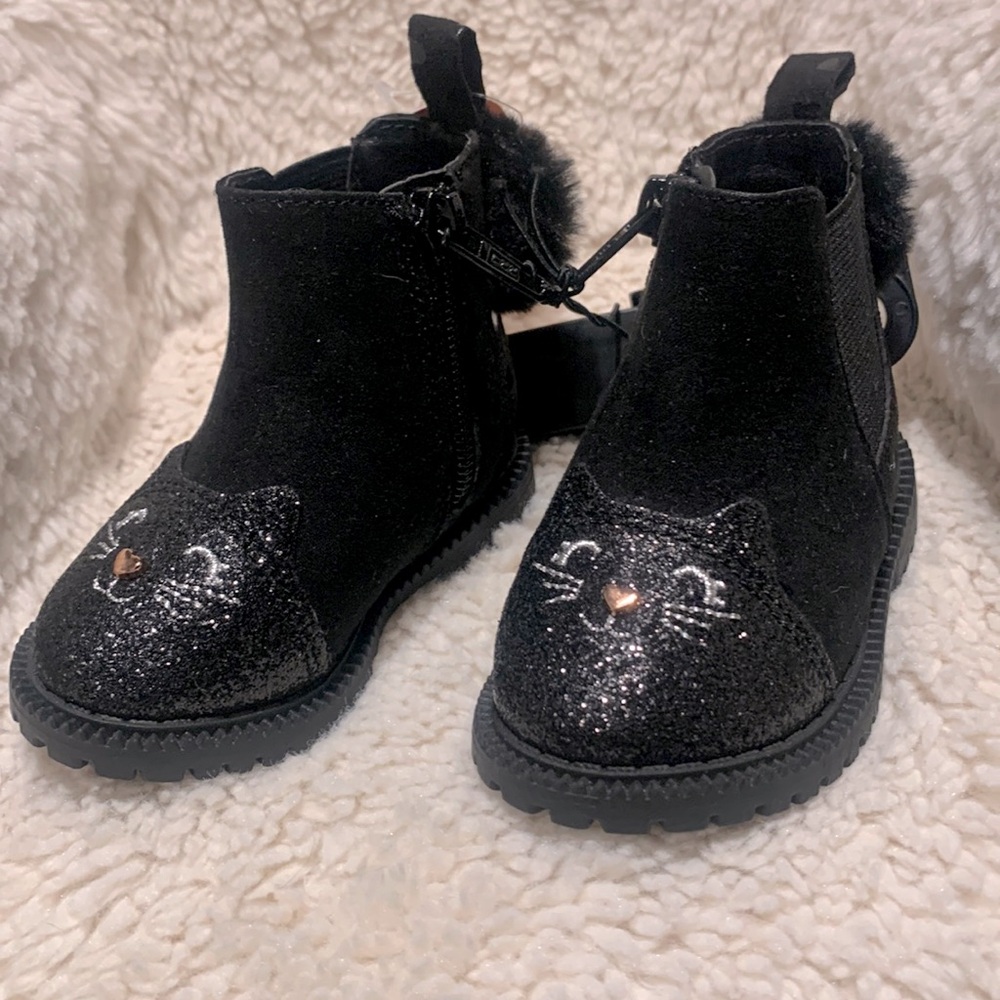 WONDER NATION KITTY CAT BOOTS HALLOWEEN SIZE 3 BABY